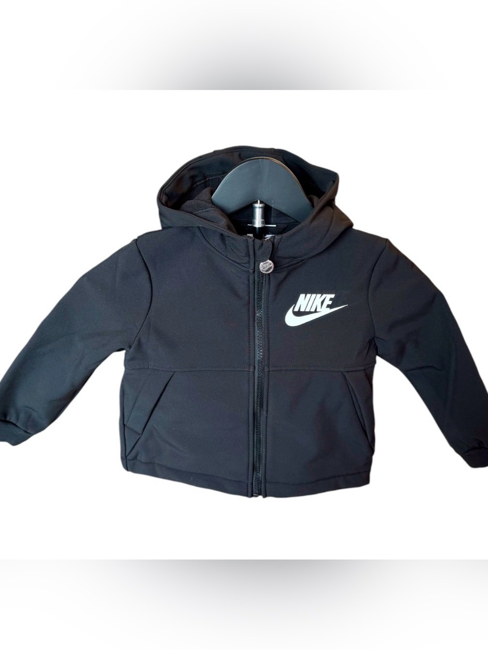 Nike Boys’ Hooded Full-Zip Fleece Jacket Swoosh Logo NWT
